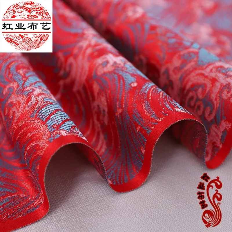 Фото Yunhai нейлоновая парчовая ткань высокой плотности, ткань Hanfu, одежда для родителей и детей, загрузка №3