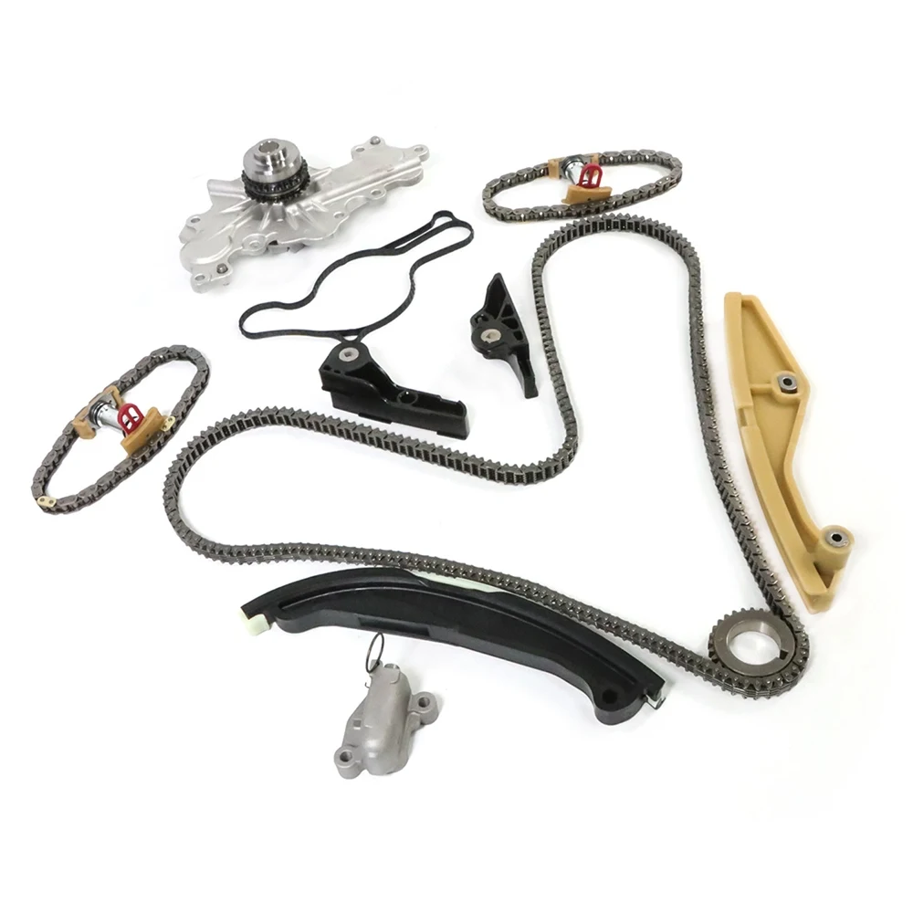 Фото Комплект цепи ГРМ DPGKITS, водяной насос, подходит для Ford Edge Taurus Lincoln MKS MKX 3,5 3,7 л 2013-2017, автомобильные аксессуары, бесплатная доставка №2