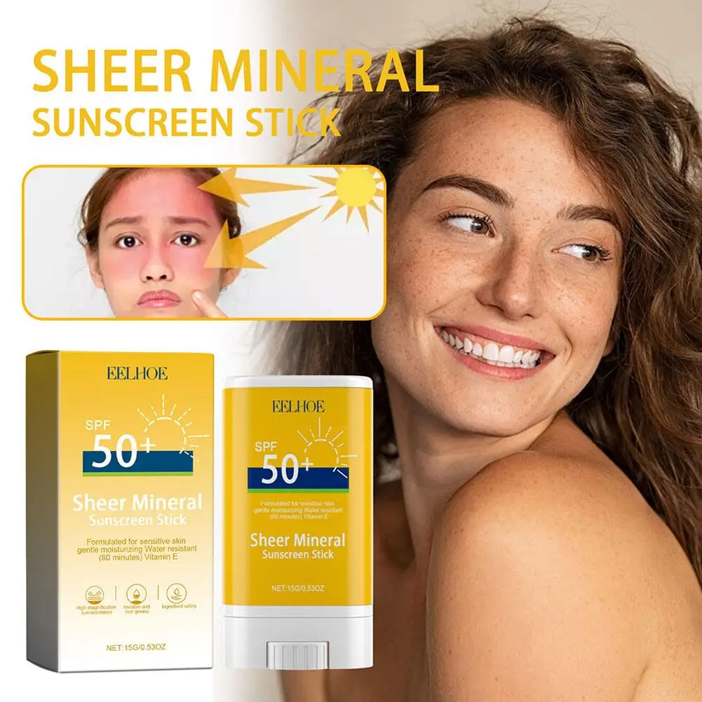 Солнцезащитный крем SPF50 +, блокирующий матовый солнцезащитный карандаш, увлажняющие продукты, корейский жирный крем для лица, защита от УФ-лучей, отбеливающий антивозрастной S R5M4