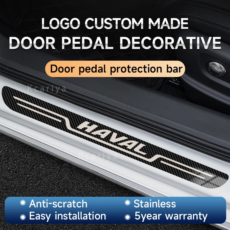 Placa de desgaste de umbral de puerta de acero inoxidable para coche, Great Haval Jolion H1, H6, H2, H9, F7X, F7, H2S, H3, H4, H5, H7, H8, H5