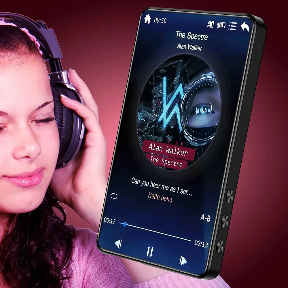 Фото MP3-плеер с поддержкой Wi-Fi, Bluetooth 5,0, MP5-плеер с Полноразмерным сенсорным экраном 4,0 дюйма, Android 8,1, умная система с потоковой передачей музыки MP4 и Spotify №4