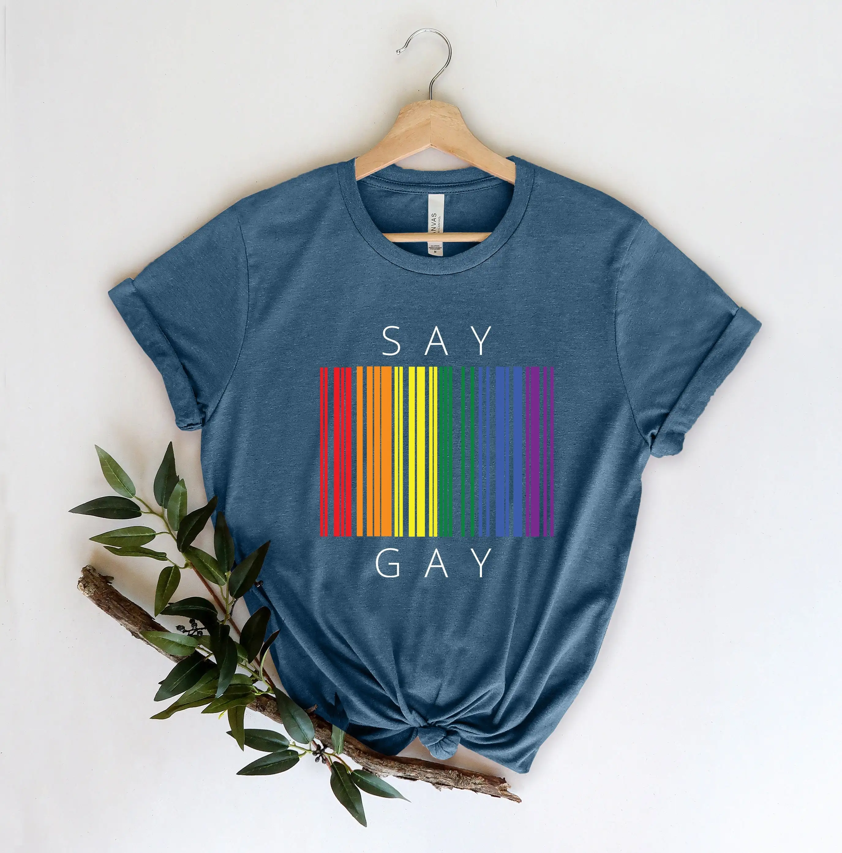 Футболка со штрих-кодом Say Gay Pride ЛГБТ Love Is Equality Human Rights ЛГБТК