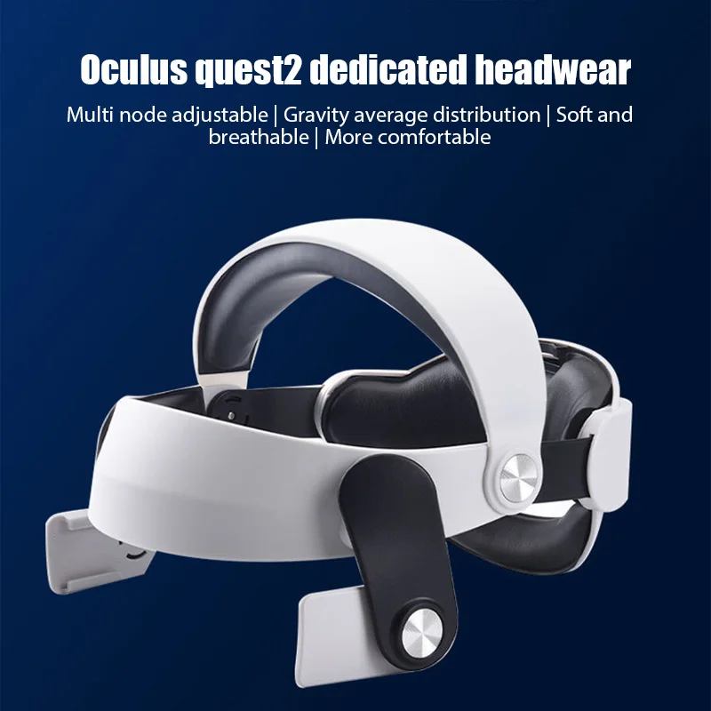 Фото Альтернативный ремешок для головы для Oculus Quest 2 регулируемые обновленные Элитные ремешки для головы для Oculus Quest 2 аксессуары виртуальной реальности №2