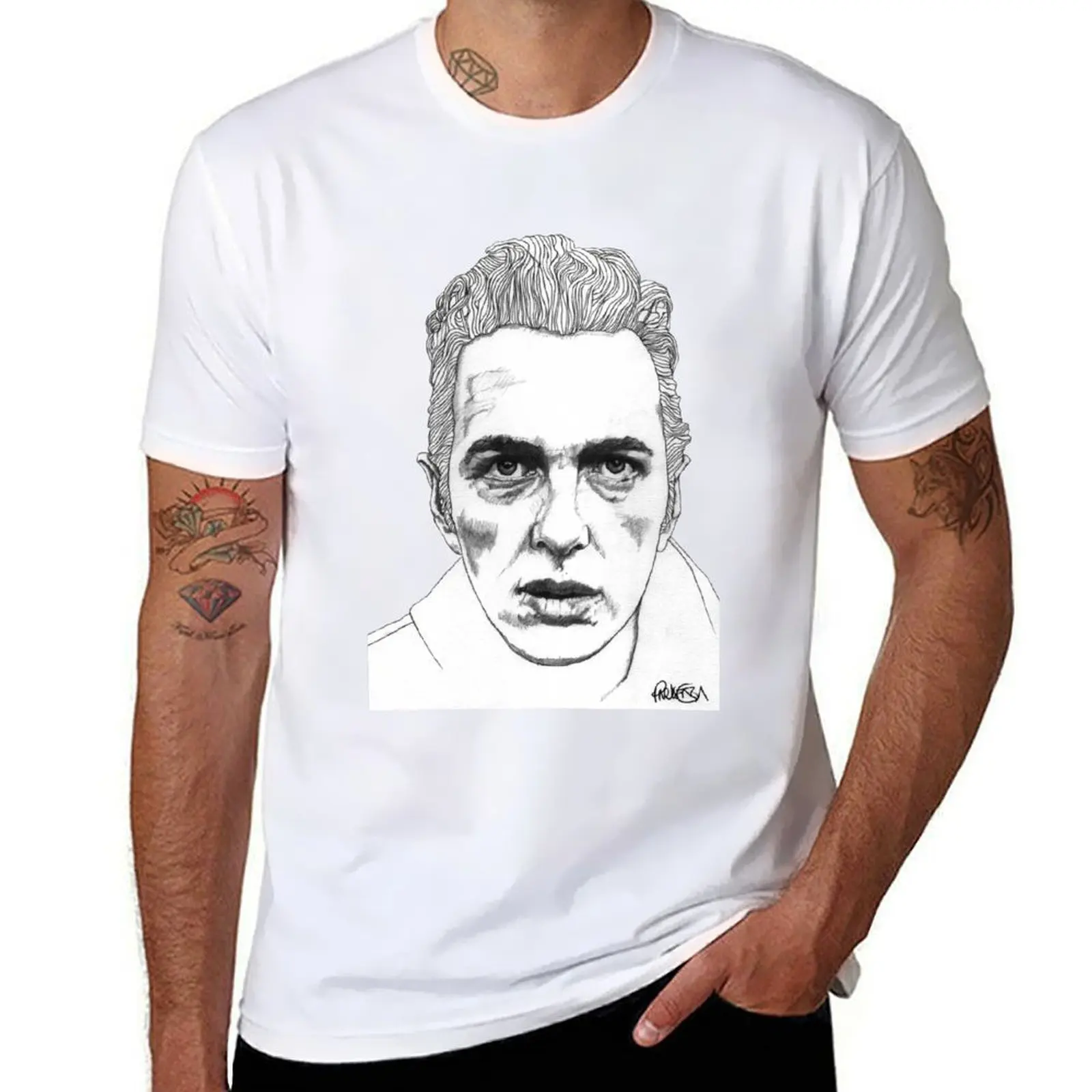 Футболка Joe Strummer, мужская футболка, роскошная футболка Essential, футболка