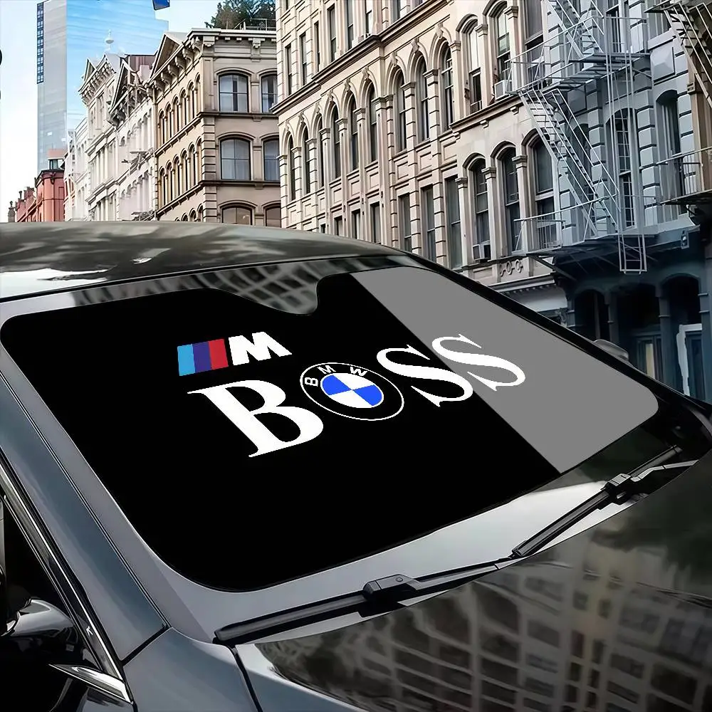 Роскошный автомобильный солнцезащитный козырек B-Bmw-Boss, лобовое стекло, защита от ультрафиолета, передний козырек, солнцезащитный козырек, защитный чехол (art.: 3920d089556a6) - 3920d089556a6