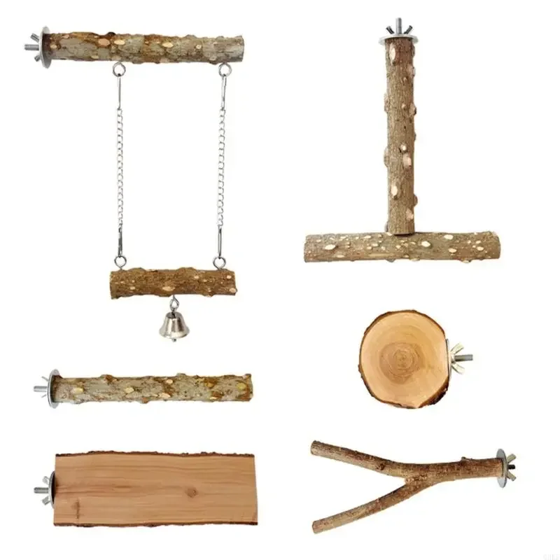 6pcs Bird Cage Kage наборы регулируемые скало