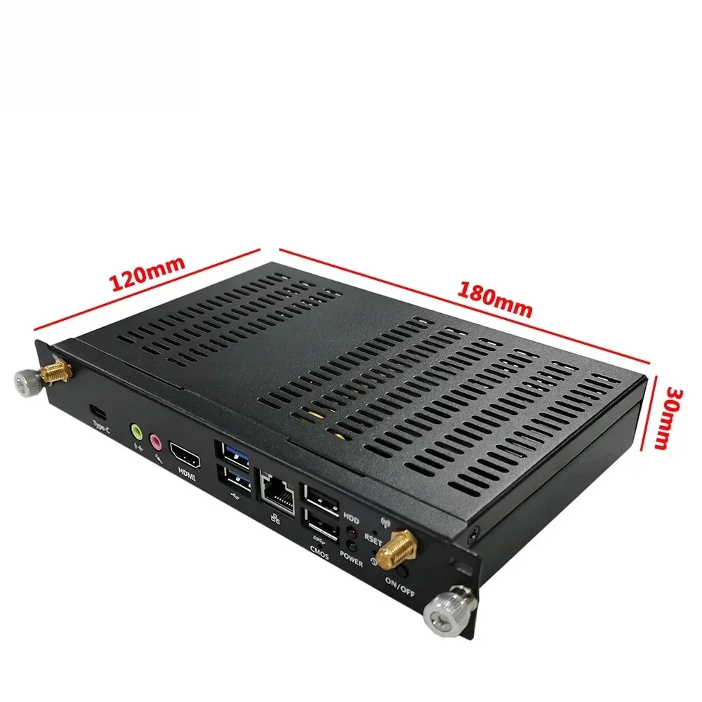 Фото НОВАЯ горячая распродажа ELSKY OPS10U 10-го поколения I5 10210U I7 10510U Typc-C четырехъядерный процессор 1,6G 4K при 60 Гц дисплей OPS компьютер мини-ПК №2
