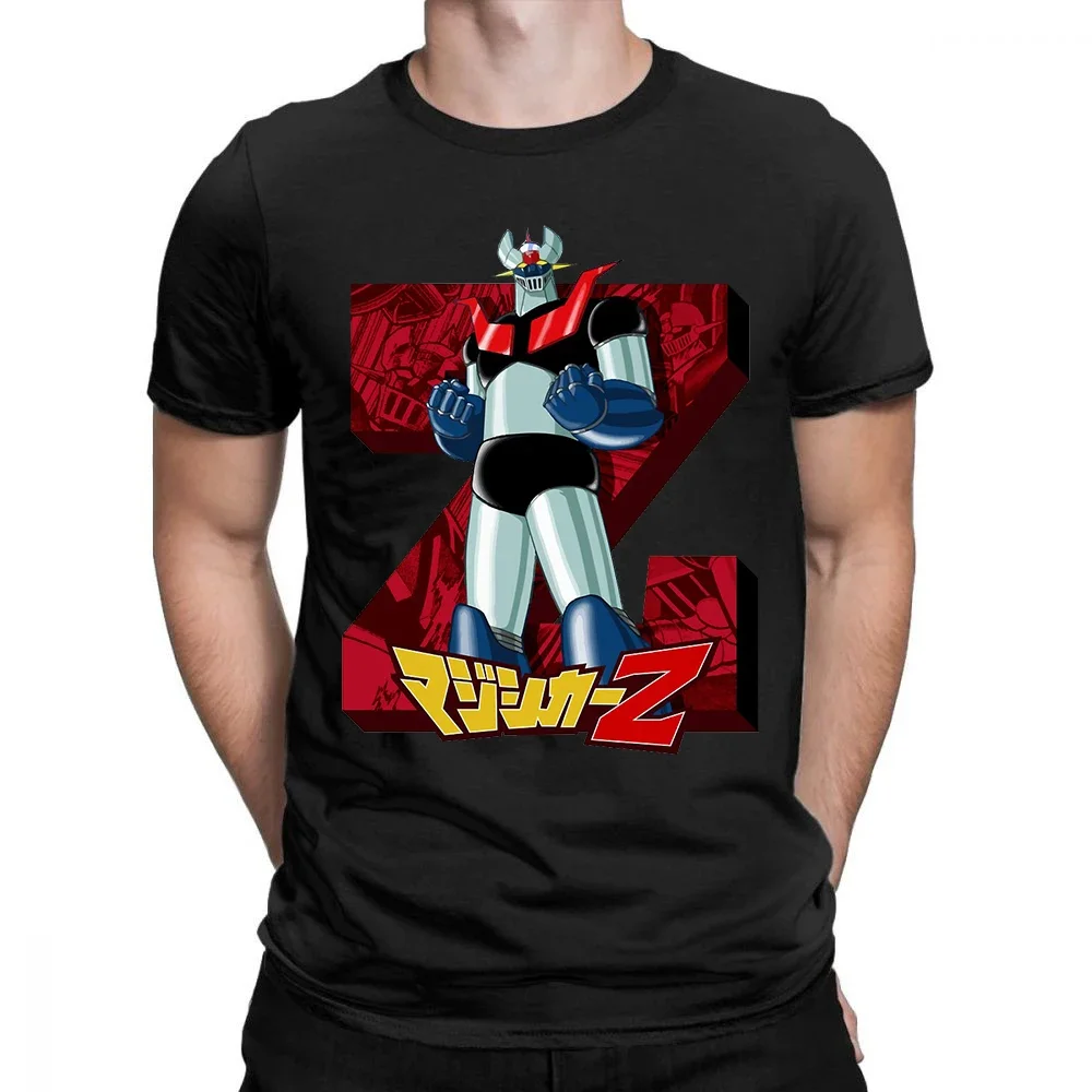 Модная уличная одежда Mazinger z аниме фильм робот уличная футболка с графическим принтом мужская повседневная футболка повседневные топы