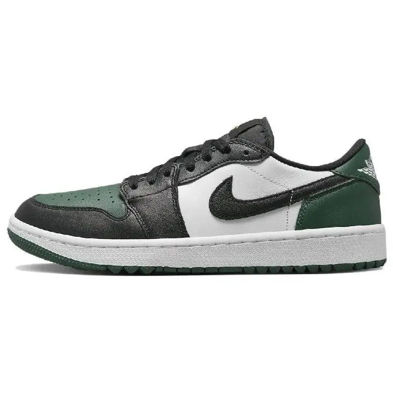 Фото Благородные Зеленые кроссовки Nike Jordan 1 в стиле ретро №2