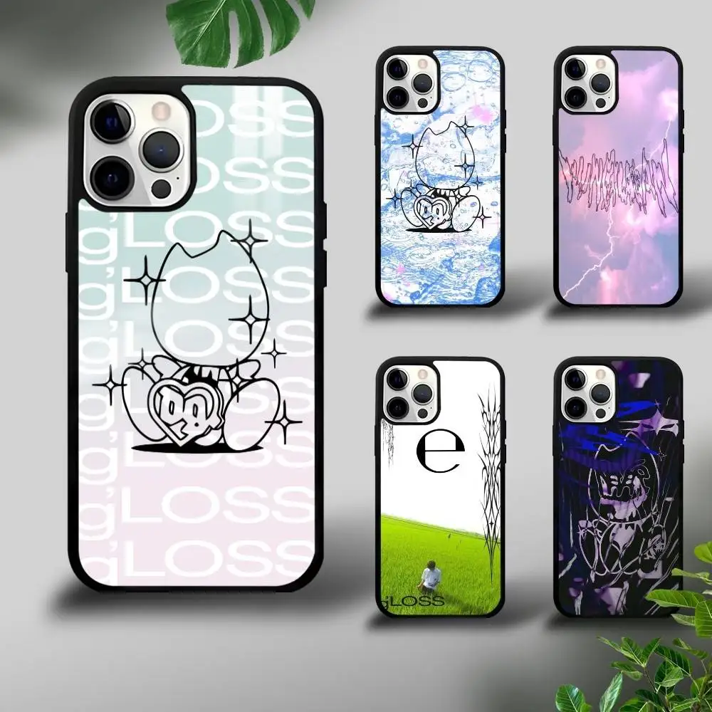 Чехол для телефона D-Drain Gang Ecco2k для IPhone 16, 15, 14, 13, 12, 11 Pro Max Plus Mini Plus, жесткая зеркальная поверхность, защита Funda