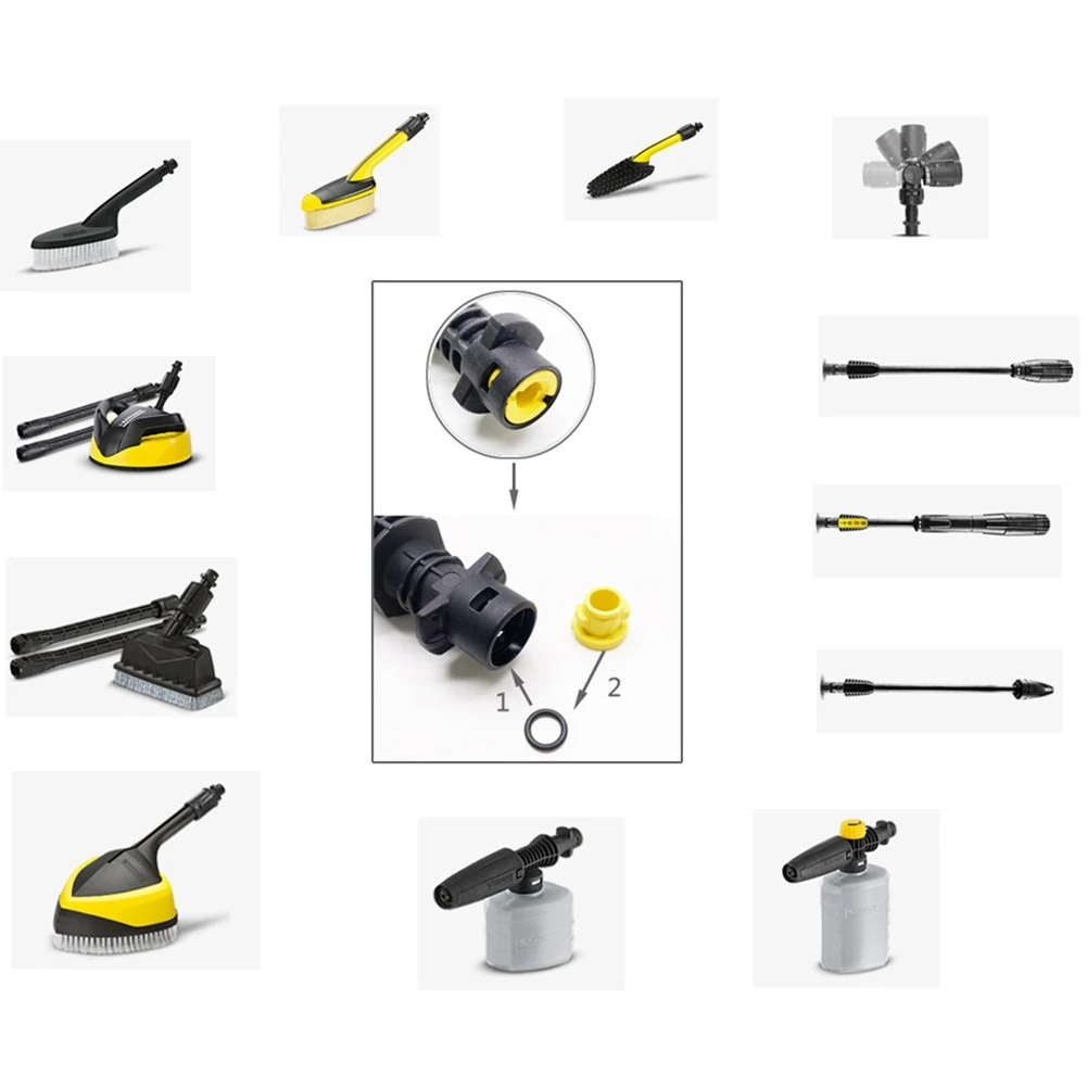 Фото Комплект уплотнительных колец для мойки высокого давления Karcher K2 K3 K4 K5 K6 K7, аксессуары для мойки высокого давления №4