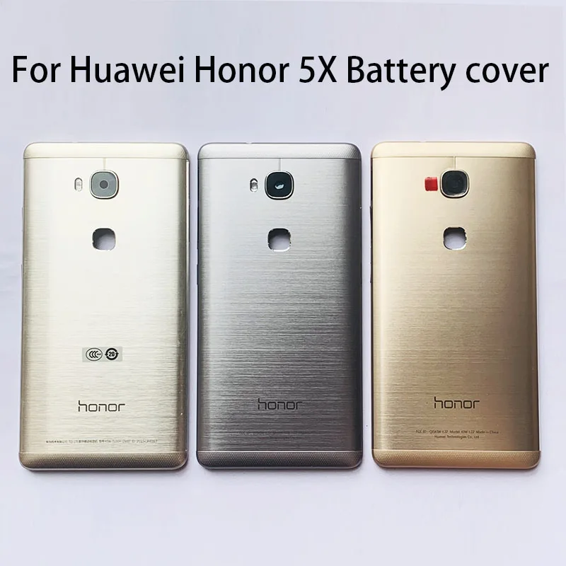 Корпус батарейного отсека для Huawei Honor 5X, дверца батарейного отсека с объективом камеры, стеклянные кнопки для Honor 5X, задняя крышка, задняя крышка для A8 Plus Телефоны и аксессуары