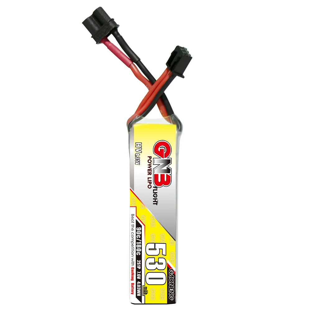 Gaoneng GNB 7,6 в 530 мАч 90C 2S LiHV Lipo батарея XT30 разъем для Mobula8 TinyGo CRUX3 FPV гоночный Дрон самолет Радиоуправляемый автомобиль
