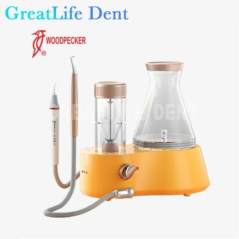 Фото GreatLife Dent Original Woodpecker 2 в 1, пескоструйная машина AP-B, стоматологический скалер, дятел, стоматологический воздушный полировщик, скалер №2