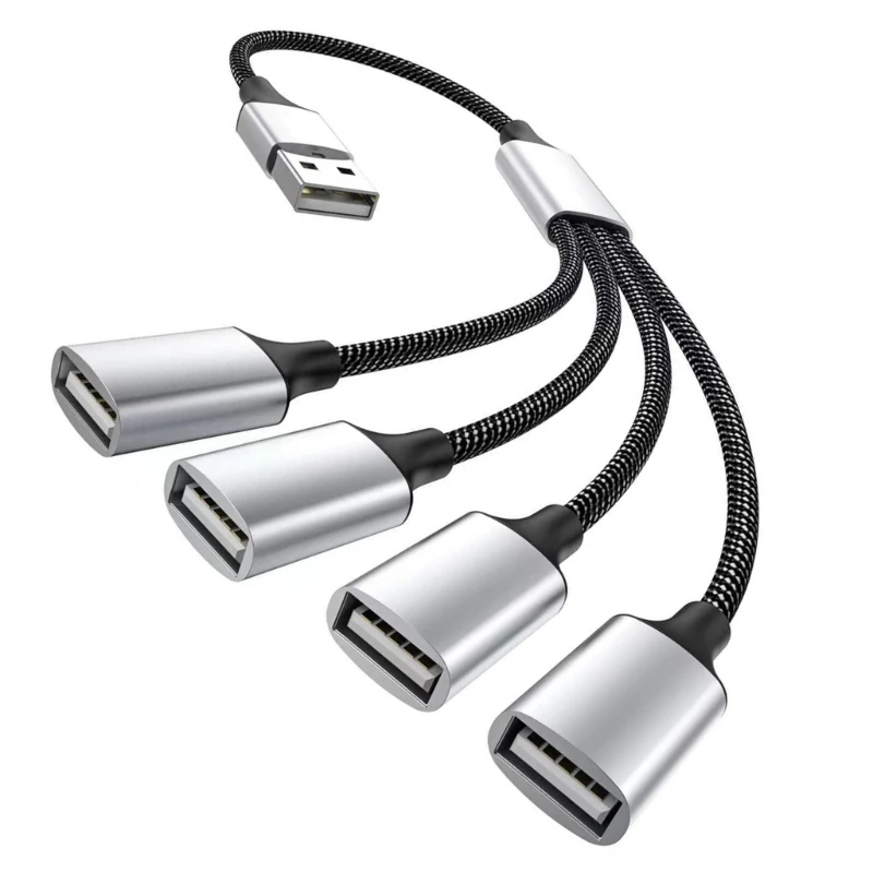 Фото USB2.0 «папа» на 2/4/3 «мама» Разъемы удлинителя Кабельные адаптеры для передачи данных №4