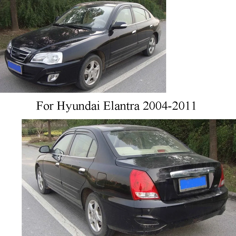 Для Hyundai Elantra 2004 2005 2006 2007 2008 2009 2010 2011 автомобильная наклейка декоративная стойка окна средняя полоса отделка рамка капоты (art.: 3920cd7ad3397) - 3920cd7ad3397
