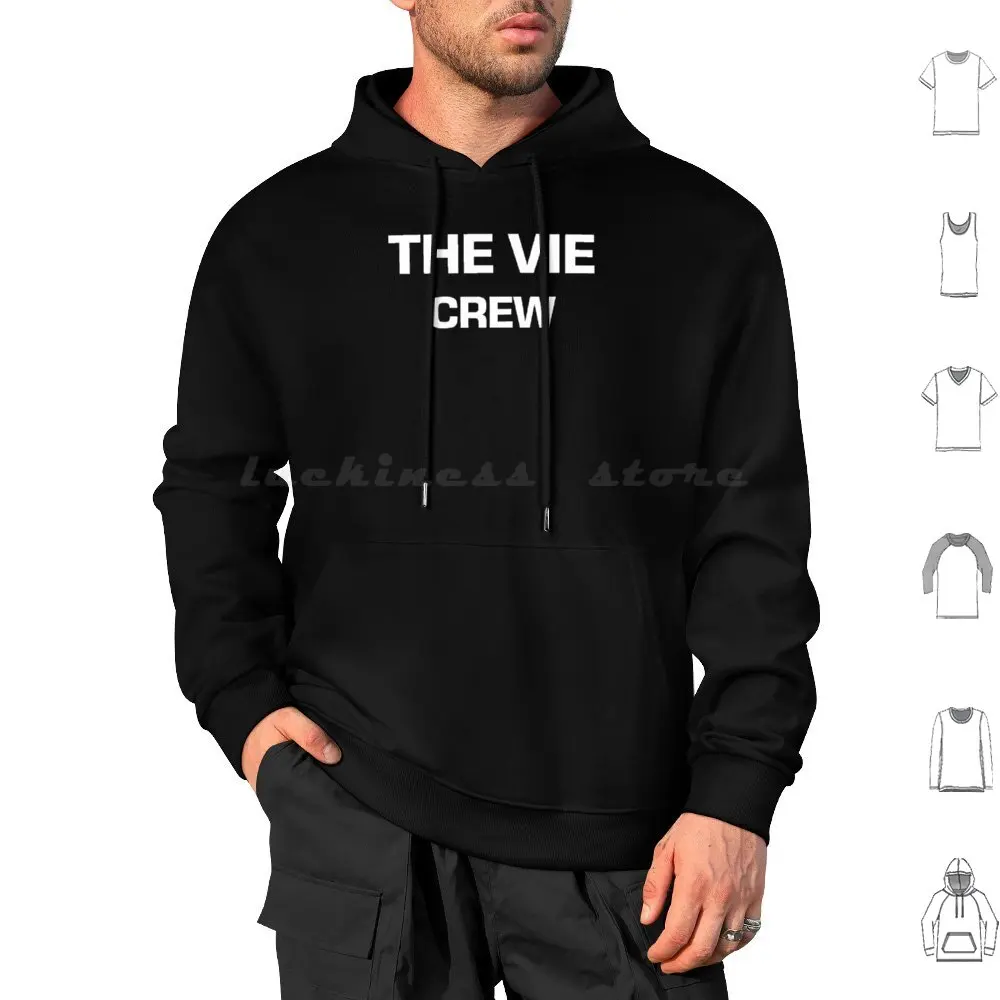 Хлопковая толстовка с длинным рукавом Vie Crew Damso Dems Dark Life On Us Crew The Life Crew