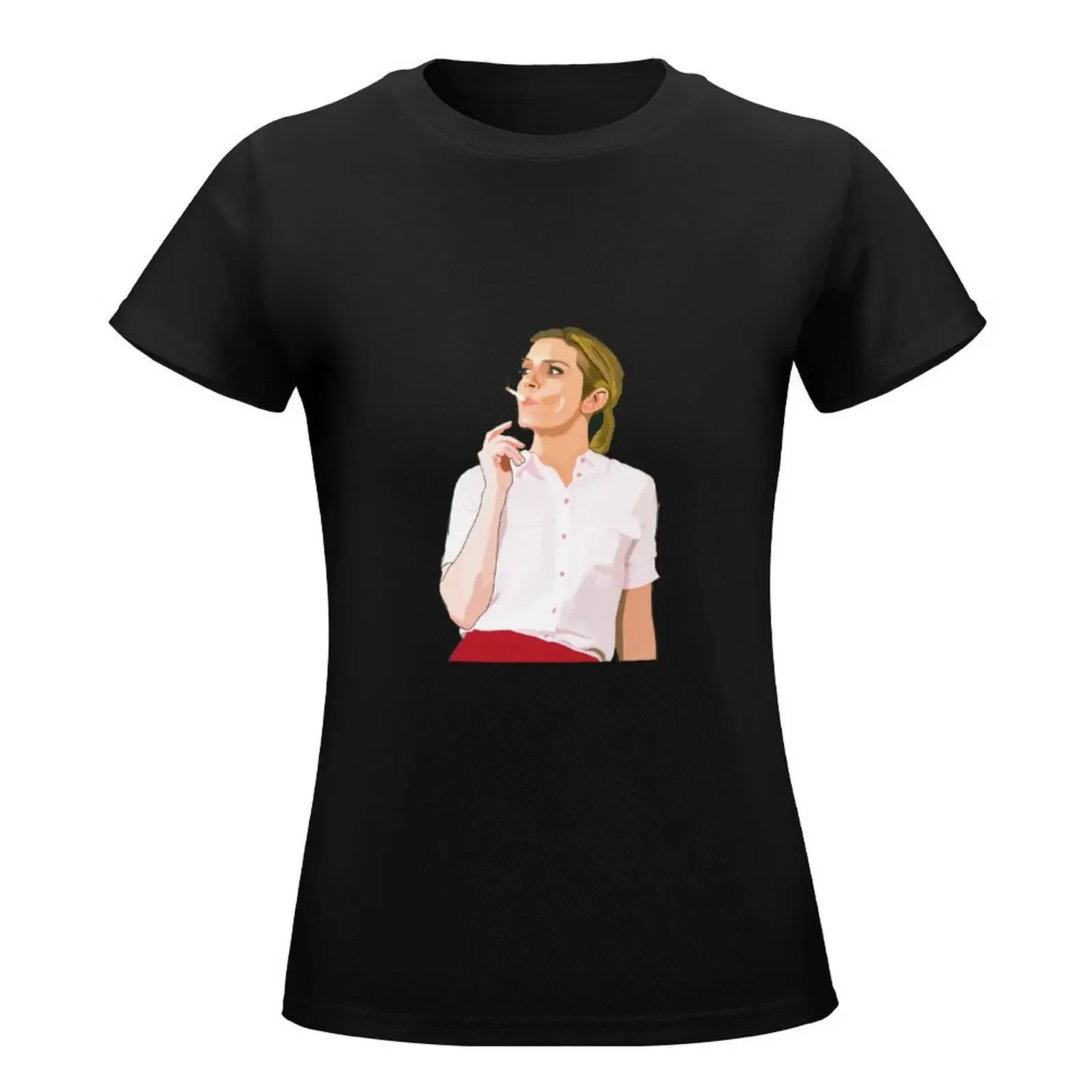 Фото Футболка с дизайном Kim Wexler, эстетичная одежда, футболка с короткими рукавами в стиле аниме, быстросохнущие обтягивающие рубашки для женщин №2