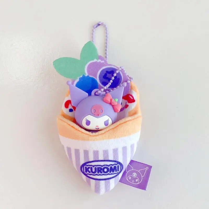 Фото Sanrio Keli Cake Series Подвеска Аксессуары Брелок Kuromi Kawaii My Melody Аниме Мультфильм Школьная Сумка Подвесные Аксессуары №3