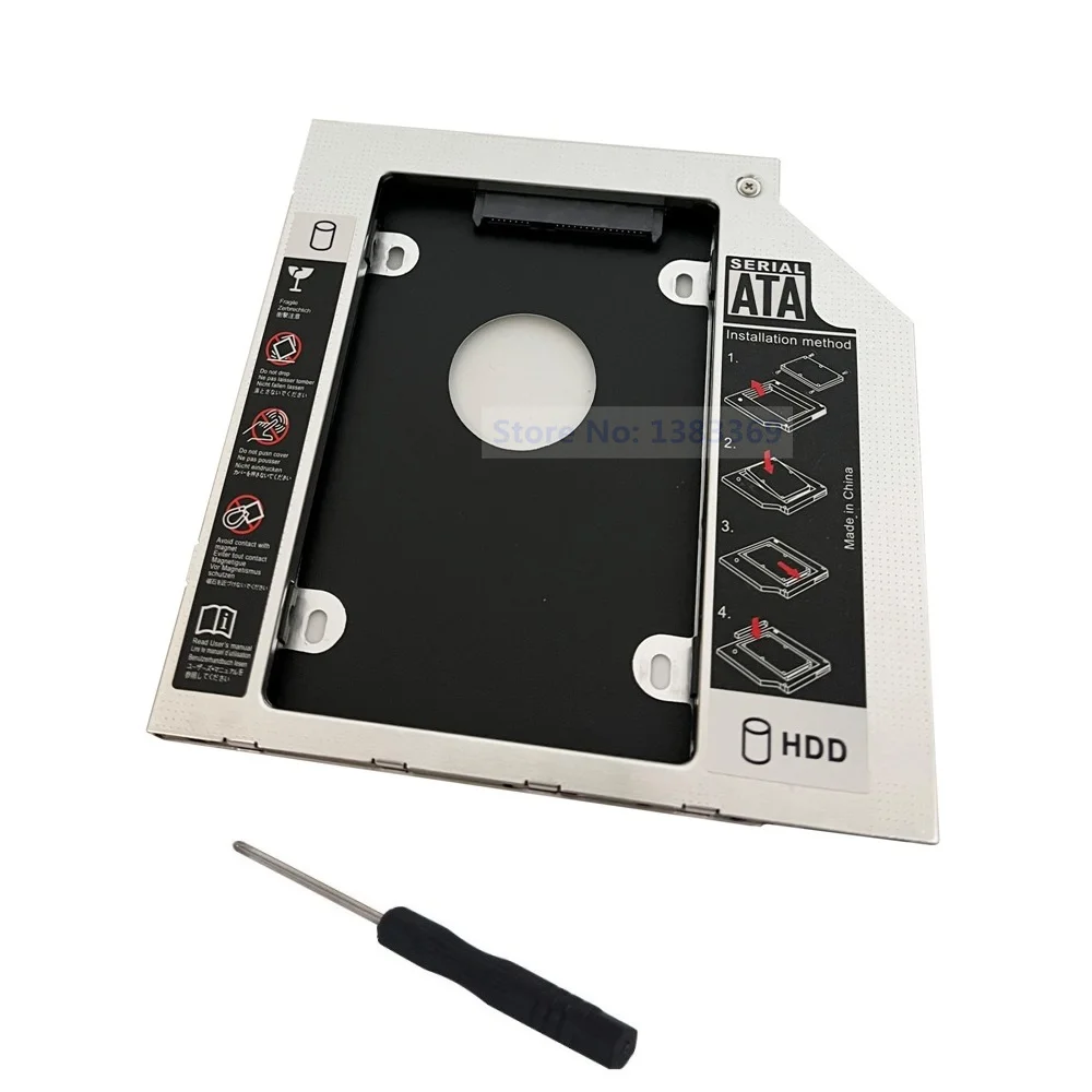 Фото Второй жесткий диск HDD, оптический отсек для Toshiba p50-c-13x P50-C-188 P70-B P845 P845T R835 R930 R935 C50D-A-13G Portege R30-A №3