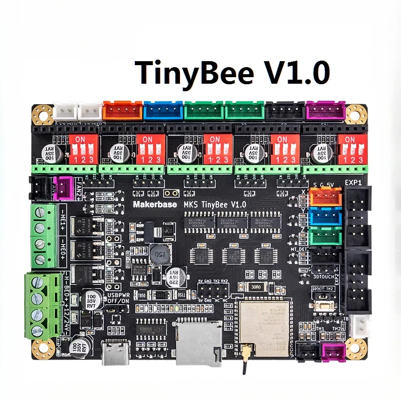 Модернизированная материнская плата Marlin ESP Tinybee V1.0 Little Bee 3D-принтера с веб-управлением