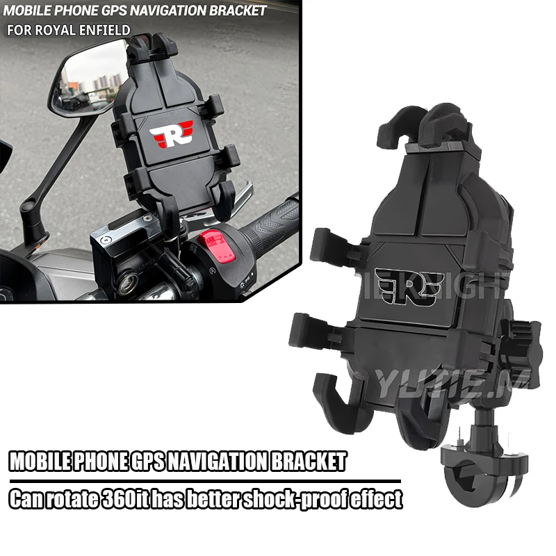Подходит для Royal Enfield Bullet/Meteor/Classic 350 500 Interceptor 650, держатель для телефона, подставка, GPS-кронштейн, аксессуары ﻿