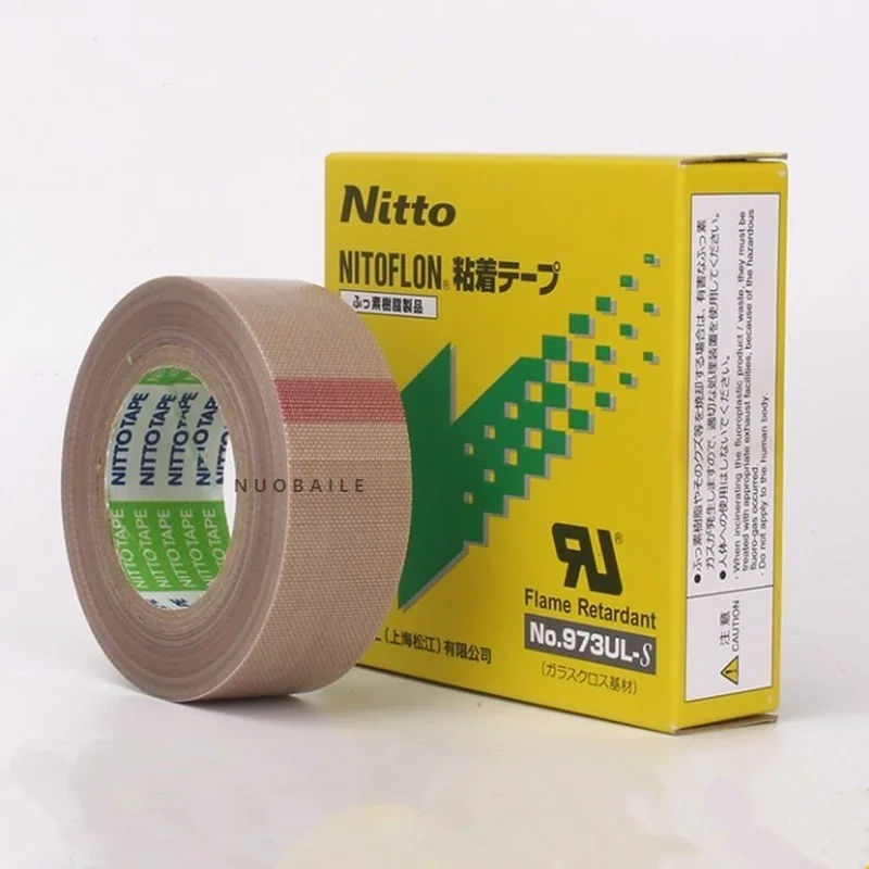 30 шт. T0,13 мм * W (13 мм, 19 мм, 25 мм) * L10 м Япония NITTO DENKO 973UL Лента NITOFLON Водонепроницаемая односторонняя лента 973UL-S