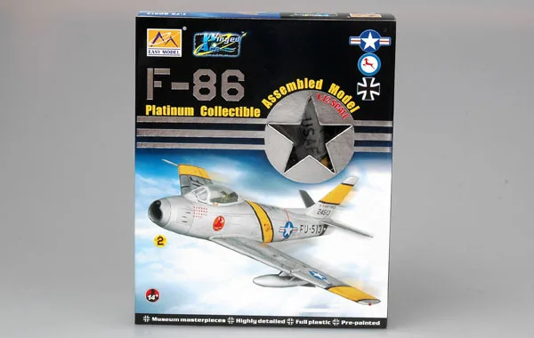 Easymodel 37101 172 F-86F Saber Warcraft Серебряный FU513 FU972 Военная статическая пластиковая модель Коллекция или подарок (art.: 3920c80dc19b5) - 3920c80dc19b5