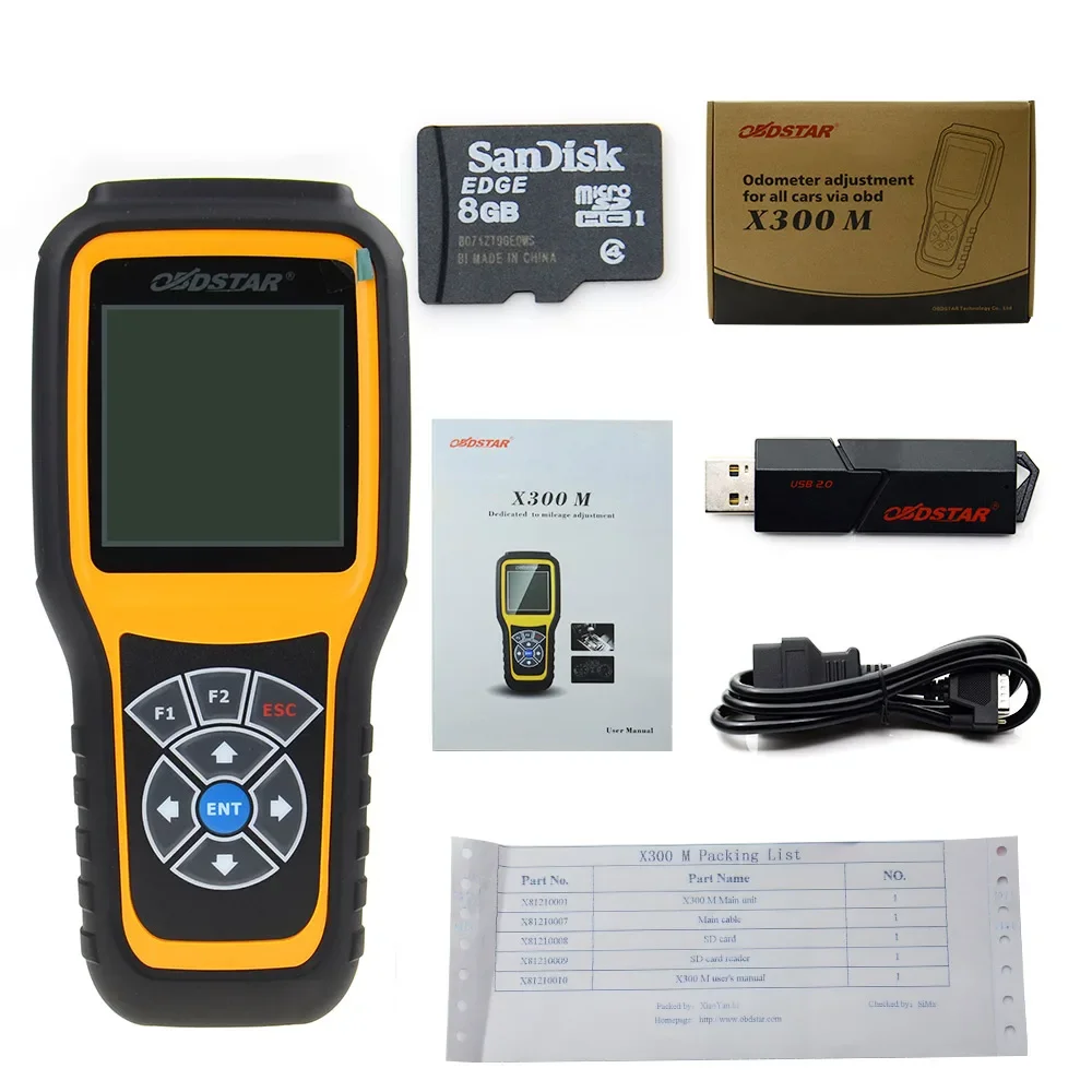 Фото Оригинальный OBDSTAR X300M OBD2 Калибровка автомобильного кластера OBDII Диагностический инструмент №2