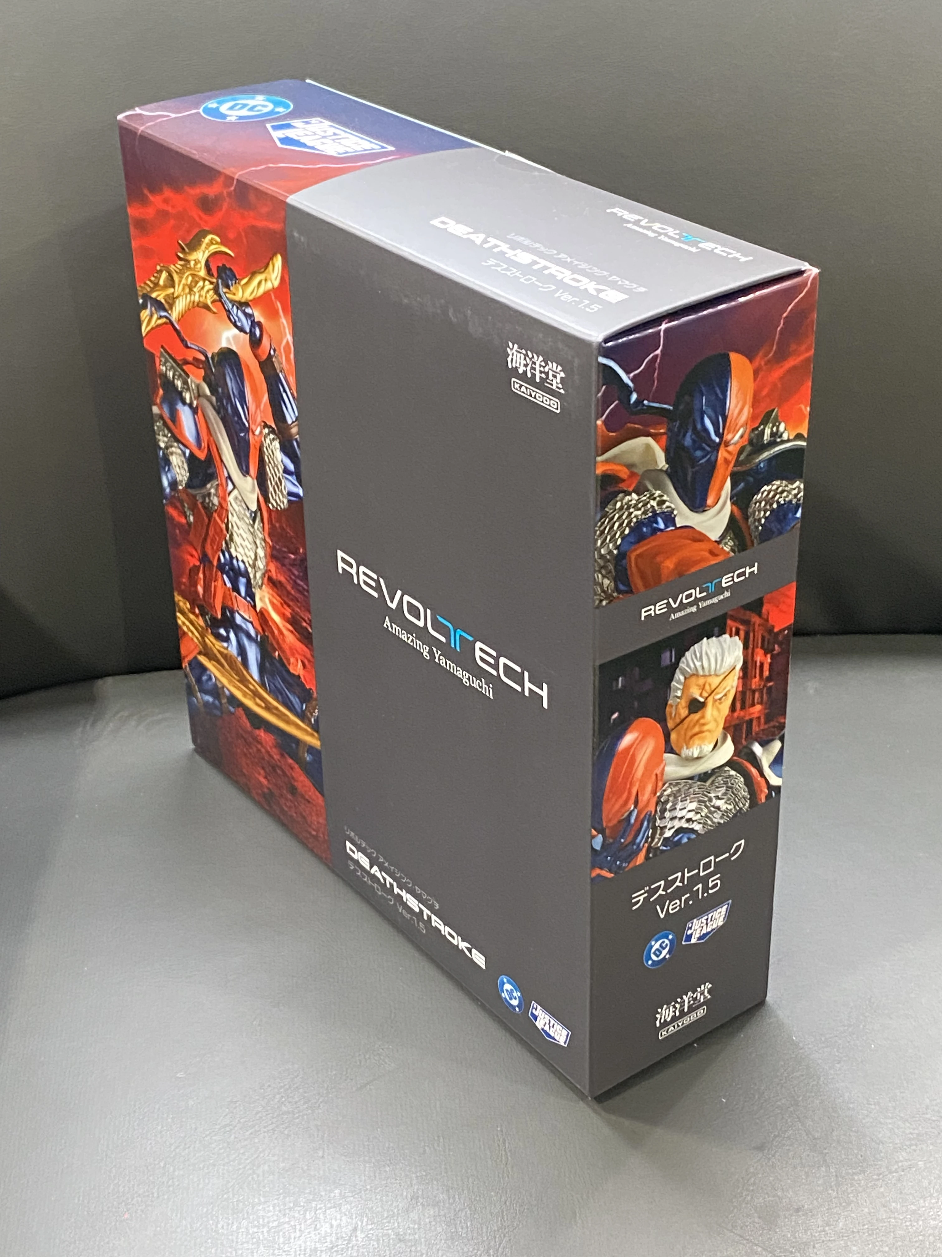 Фото В наличии оригинальные KAIYODO Amazing Yamaguchi Revoltech Deathstroke Slade Wilson версия 1,5, коллекция экшн-фигурок, игрушки №2