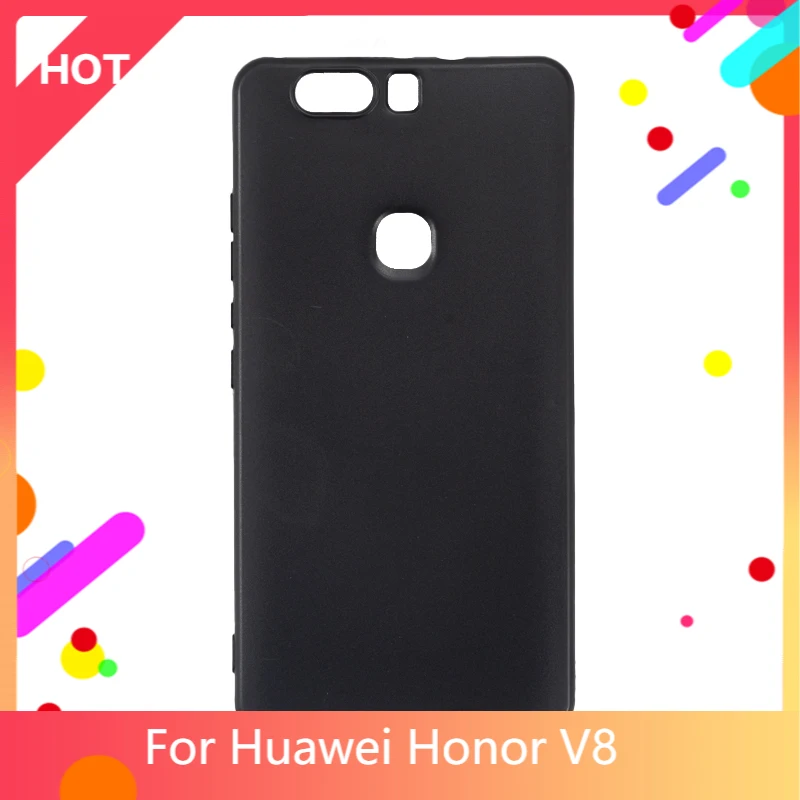 Чехол для Honor V8, матовый, мягкий, силиконовый, ТПУ, тонкий, противоударный