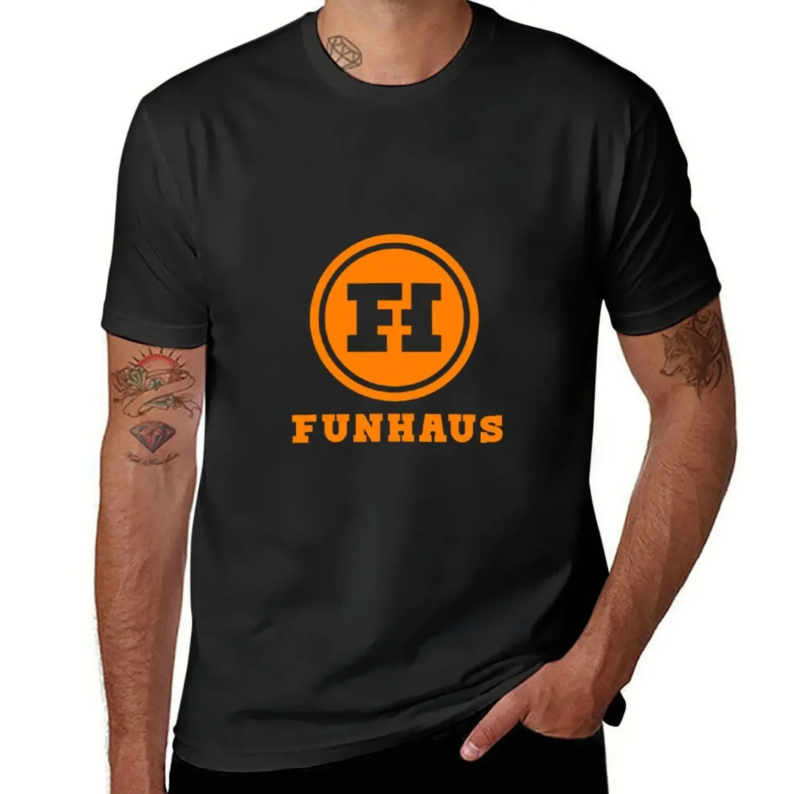 Мужская футболка с графическим логотипом Funhaus