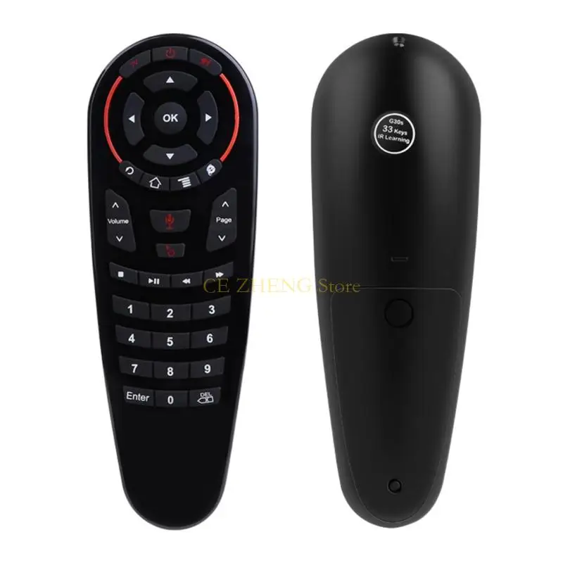 Фото E56B Voice Demote Controller, пульт дистанционного управления G30S, подходит для Android Box №3
