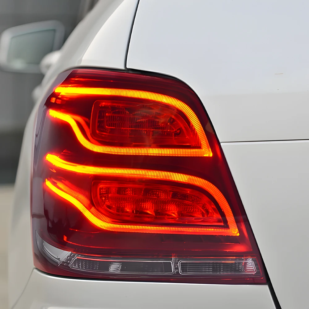 Автомобильные задние фонари в сборе для Benz Glk 2008-2015 X204 Auto 后, обновленные лампы, новый стиль, светодиодные противотуманные тормозные указатели поворота, аксессуары