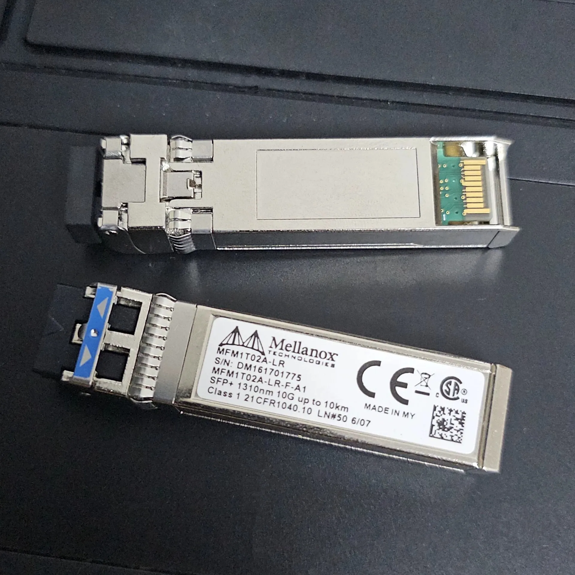 Mellanox sfp 10g lr MFM1T02A-LR FTLX1471D3BCL-ME 1310nm 10km Сетевой коммутатор Mellanox SFP Оптоволоконный модуль 10g оптоволокно sfp