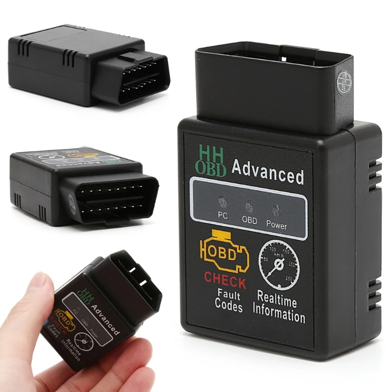 Фото 2023 Новый V2.1 OBD 2 OBD-II автомобильный Bluetooth-совместимый диагностический интерфейс №5