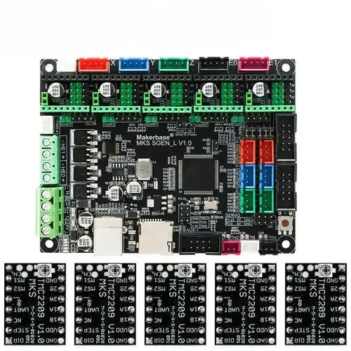 Фото Акция makerbase MKS sgen_l v1.0 32-битная материнская плата 3D-принтера marlin2.0 №3