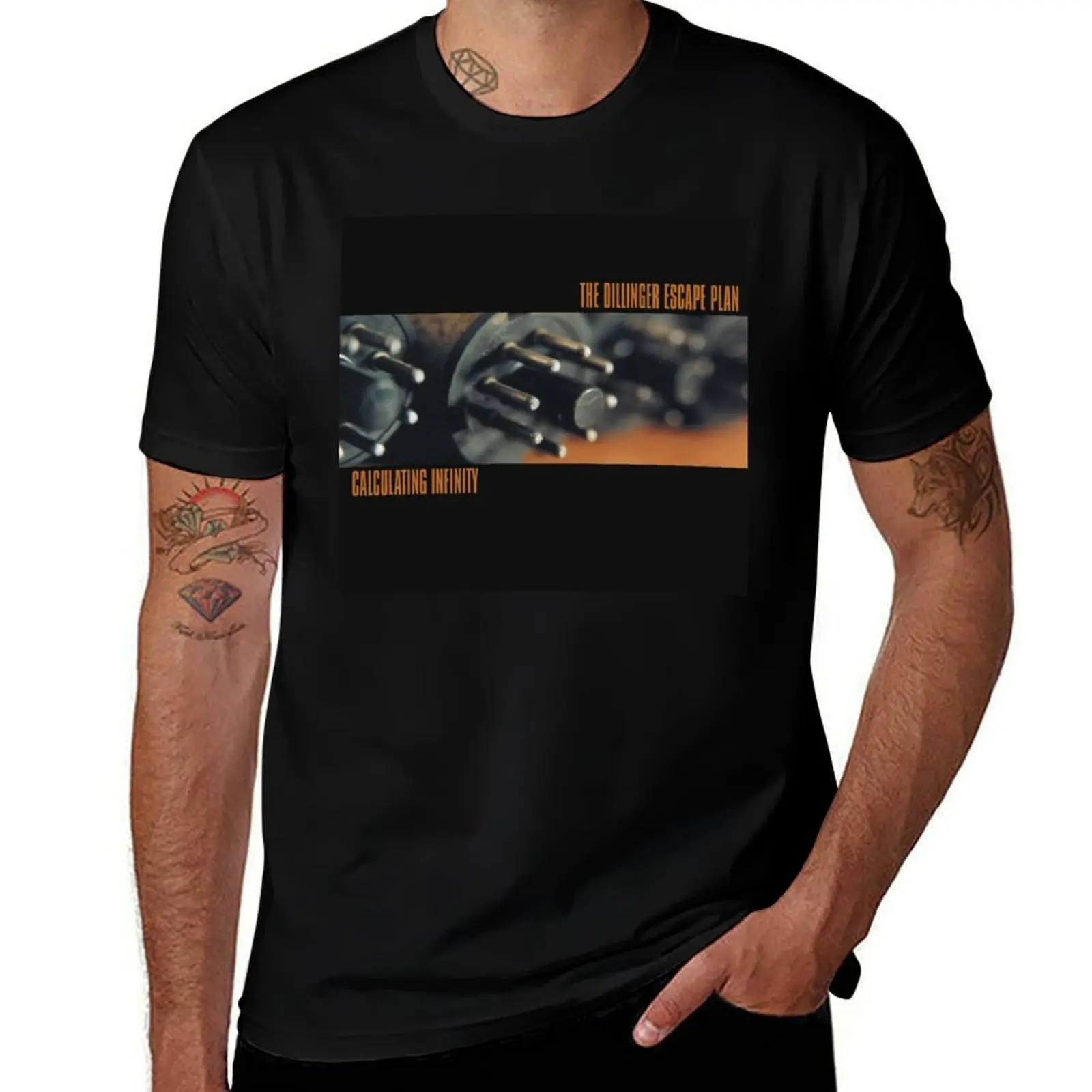 Футболка Dillinger Escape Plan Art, мужские винтажные футболки с графическим рисунком, мужская футболка из 100% хлопка, роскошная брендовая футболка