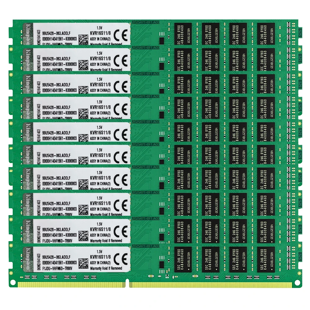 50 шт., 8 ГБ, 4 Гб, DDR3 ОЗУ 1066, 1333, 1600 МГц, PC3 8500, 10600, 12800 UDIMM, 240 контактов, 1,5 В для Intel и AMD, настольных ПК, ddr3 ОЗУ
