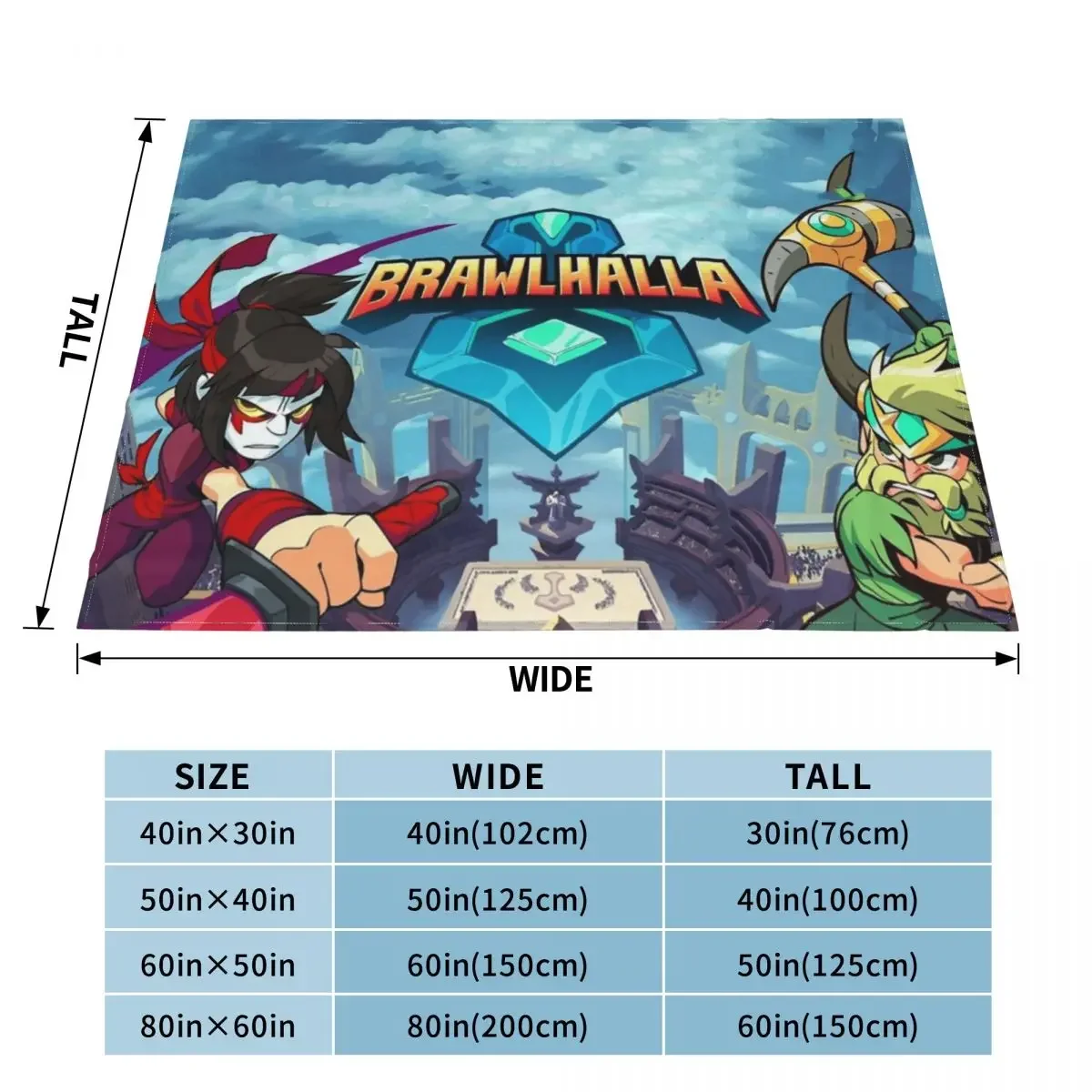 Фото Супер плед brawlhalla, плед для кровати, очень большое постельное белье, большие одеяла №2