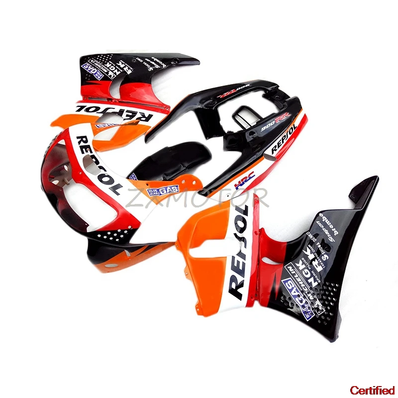 Для HONDA CBR900RR 893 1996 1997, оранжевый Repsol, отличные обтекатели CBR893 cbr893 96 97, комплект обтекателей для мотоцикла 34