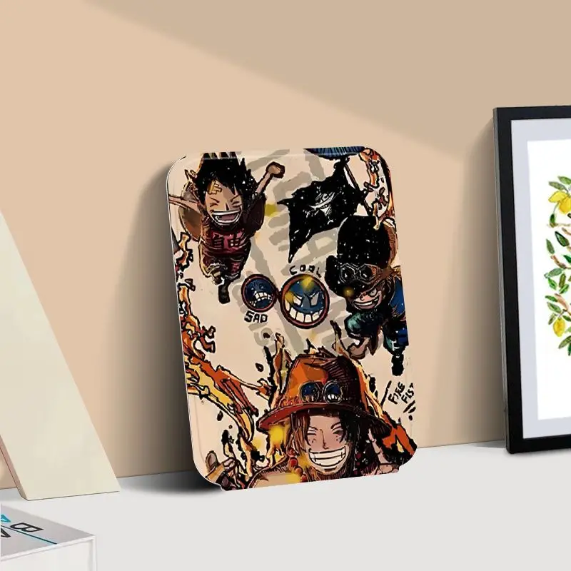 Фото Аниме One Piece Portgas d Ace Trafalgar Law складное косметическое зеркало для хранения портативное общежитие настольное портативное зеркало для макияжа №4