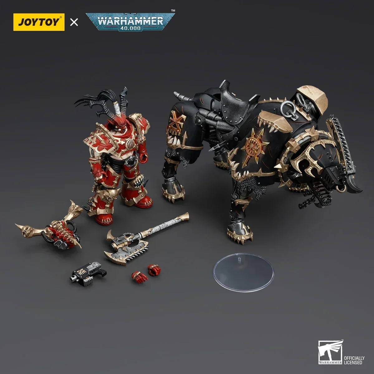 Фото [Предпродажа] JOYTOY 1/18 Warhammer 40K Фигурки World Eaters Lord Invocatus Коллекция Аниме Модель Игры Дети Мальчик Подарки №5