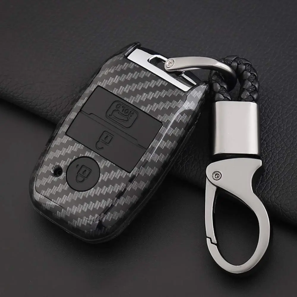 Умный чехол WH для ключей для Kia Rio Ceed Soul Sportage Sorento Carens K5 Picanto kunstoff Protector Keyprotector Keychain For