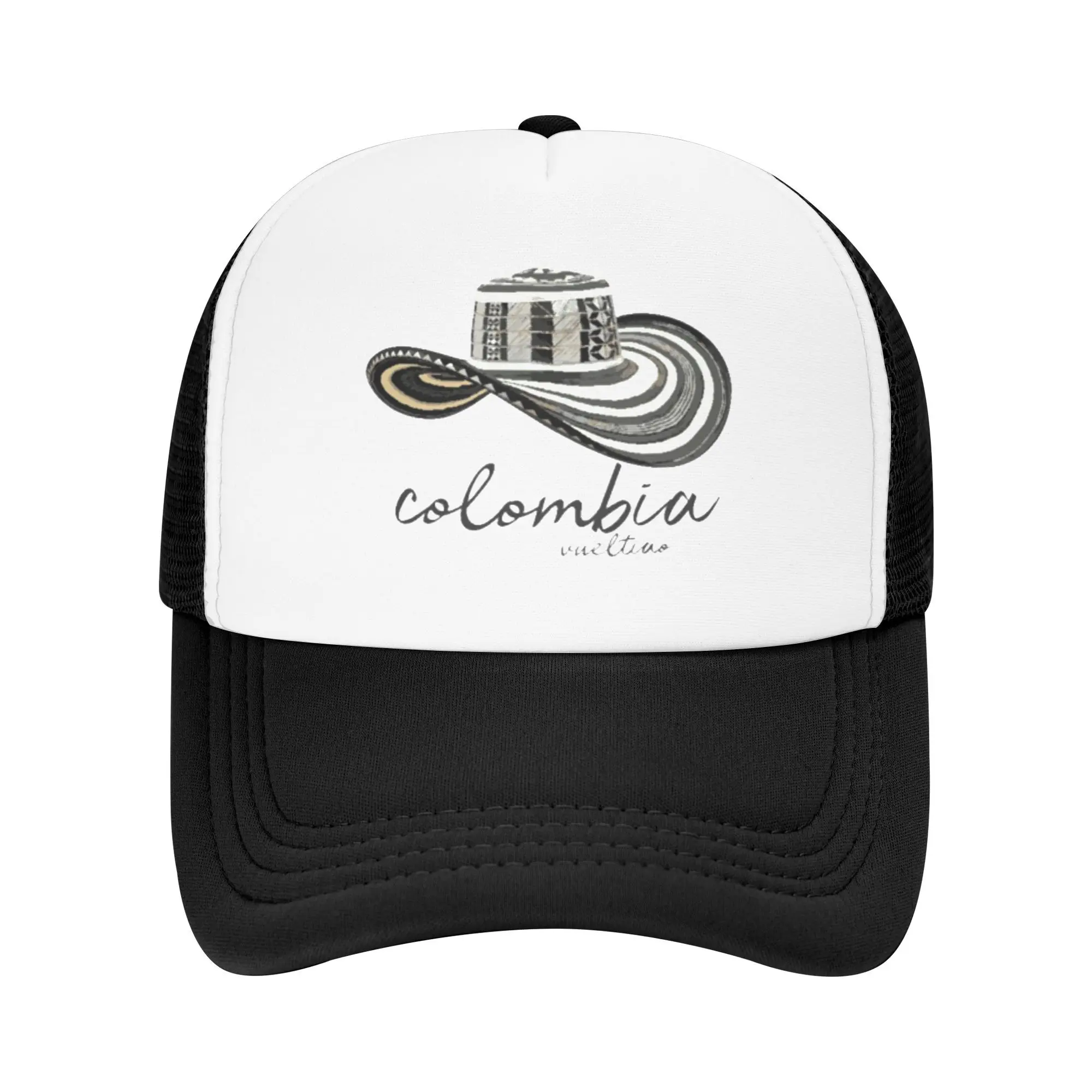 Harajuku COLOMBIA HAT VUELTIAO дорожные сетчатые бейсболки для женщин весенние женские пляжные солнцезащитные шляпы хип-хоп кепка дальнобойщика