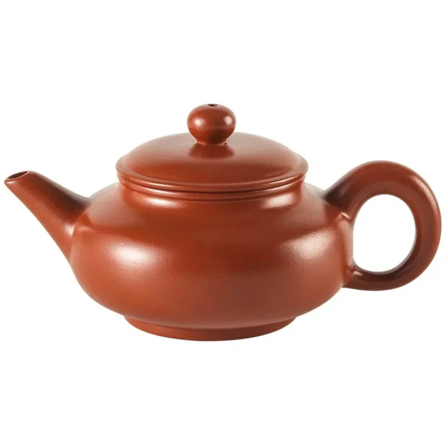 Фото Charming Chaozhou Kung Fu Tea Set with Hand Pulled Semi Handmade Red Clay Purple Sand Pot Small Capacity Ball Hole Filtered Tea №2