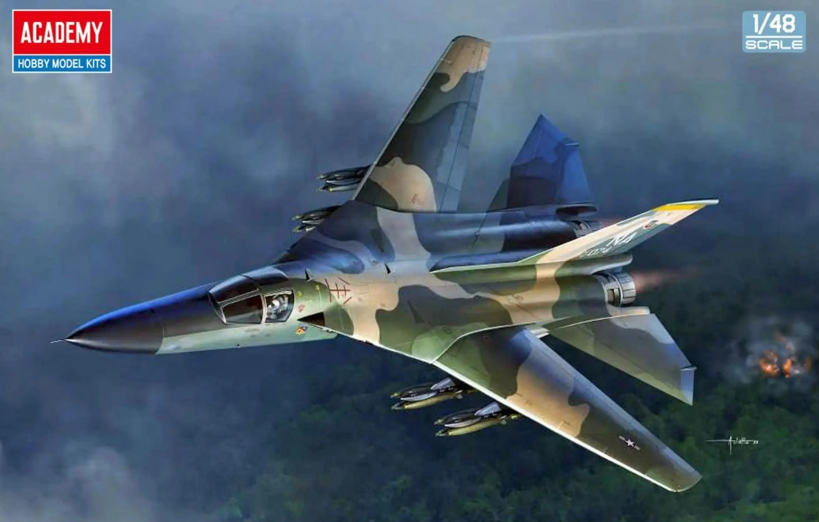 Академия AC12360 1/48 F-111A Модель Аардварка `Вьетнам   Комплект