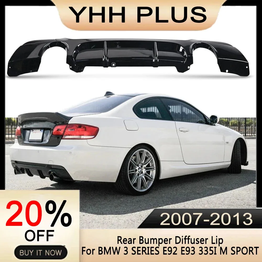 Диффузор заднего бампера, сплиттер Valance Lip для BMW 3 SERIES E92 E93 335I M SPORT 07-13, аксессуары, автозапчасти в стиле автомобиля