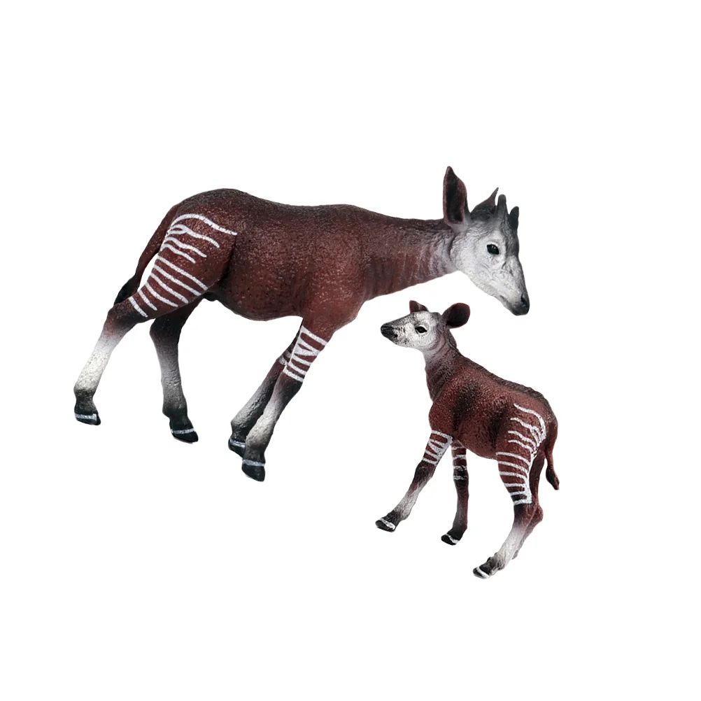 Детский Декор, 2 шт., модель диких животных, Okapi, модель, 10,5*9,5 см, украшение для детей