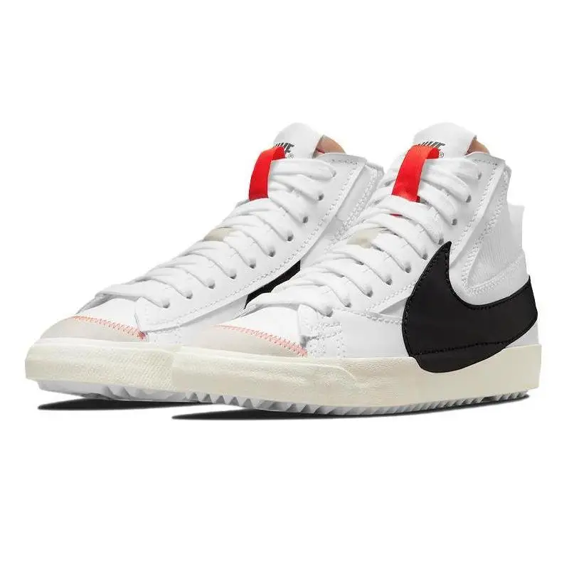 Фото Женский блейзер Nike Mid '77 Jumbo кроссовки белого и черного цвета №3